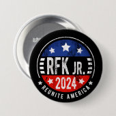 Robert Kennedy, Jr. für Präsident 2024 Button (Vorne & Hinten)