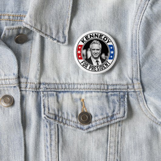 Robert Kennedy, Jr. für Präsident 2024 Button (Beispiel)