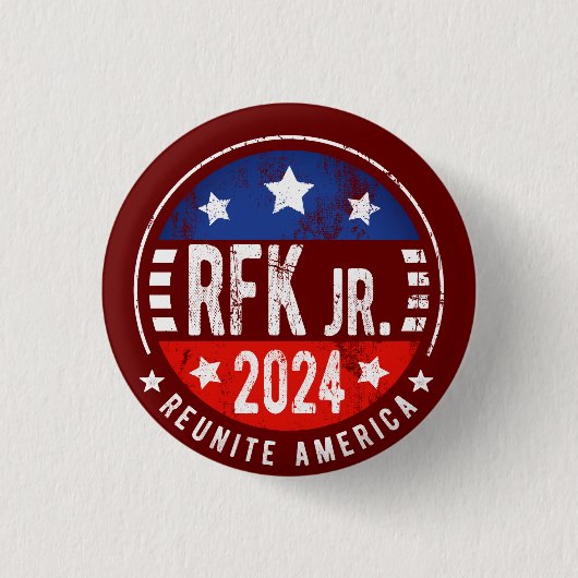 Robert Kennedy, Jr. für Präsident 2024 Button (Vorderseite)