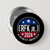Robert Kennedy, Jr. für Präsident 2024 Button (Vorne & Hinten)
