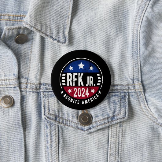 Robert Kennedy, Jr. für Präsident 2024 Button (Beispiel)