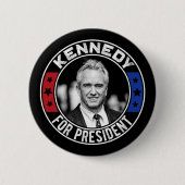 Robert Kennedy, Jr. für Präsident 2024 Button (Vorderseite)