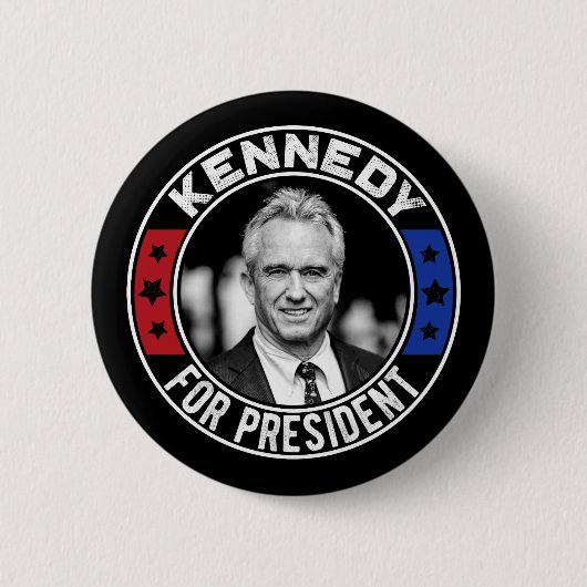 Robert Kennedy, Jr. für Präsident 2024 Button (Vorderseite)
