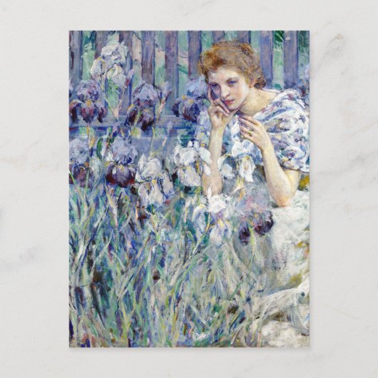 Robert Lewis Reid Lilie Postkarte (Vorderseite)