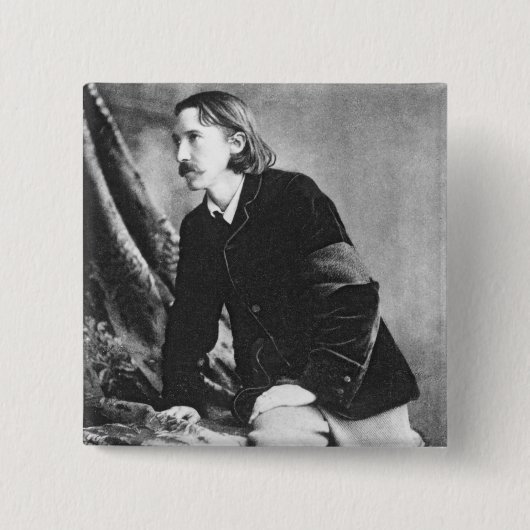 Robert Louis Stevenson Button (Vorderseite)