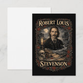 Robert Louis Stevenson Dankeskarte (Vorne/Hinten)