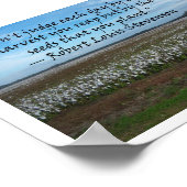 Robert Louis Stevenson-Don't Judge Jeden Tag... Poster (Ecke)