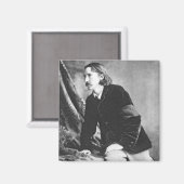 Robert Louis Stevenson Magnet (Vorderseite/Rückseite)