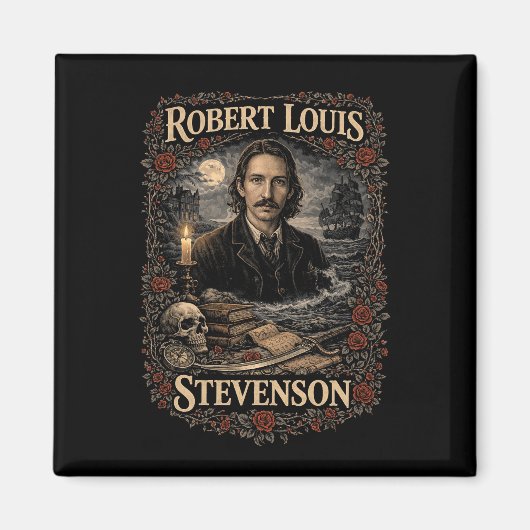 Robert Louis Stevenson Magnet (Vorne)