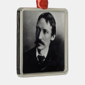 Robert Louis Stevenson Ornament Aus Metall (Rechts)