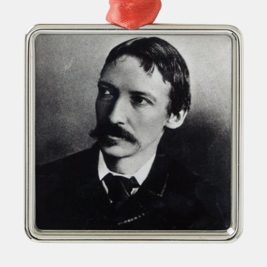 Robert Louis Stevenson Ornament Aus Metall (Vorne)