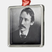 Robert Louis Stevenson Ornament Aus Metall (Links)