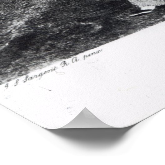 Robert Louis Stevenson Poster (Ecke)