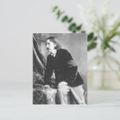 Robert Louis Stevenson Postkarte (Stehend Vorderseite)
