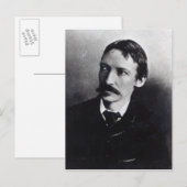 Robert Louis Stevenson Postkarte (Vorne/Hinten)