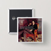 Robert Louis Stevenson & Quote CBD ist Goldenes Öl Button (Vorne & Hinten)