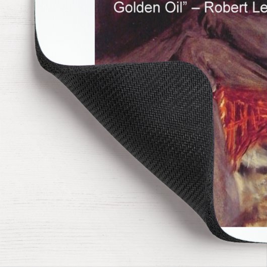 Robert Louis Stevenson & Quote CBD ist Goldenes Öl Mousepad (Ecke)