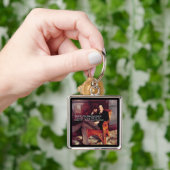 Robert Louis Stevenson & Quote CBD ist Goldenes Öl Schlüsselanhänger (Hand)