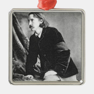 Robert Louis Stevenson Silbernes Ornament