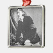 Robert Louis Stevenson Silbernes Ornament (Links)