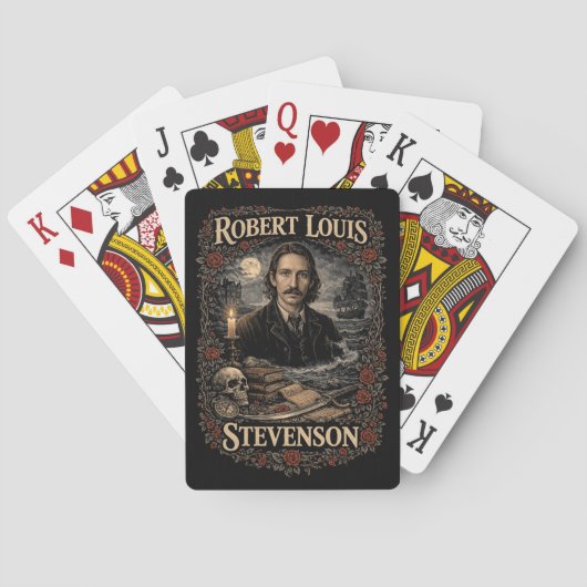 Robert Louis Stevenson Spielkarten (Rückseite)