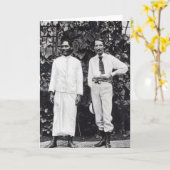 Robert Louis Stevenson und sein Freund Karte (Gelbe Blume)