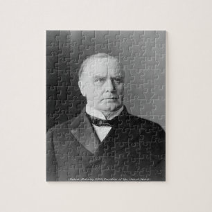 Robert McKinley 25. Präsident von Amerika. Puzzle