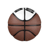 Robert Mens Name in Black n White, Mini Basketball (Rechts)