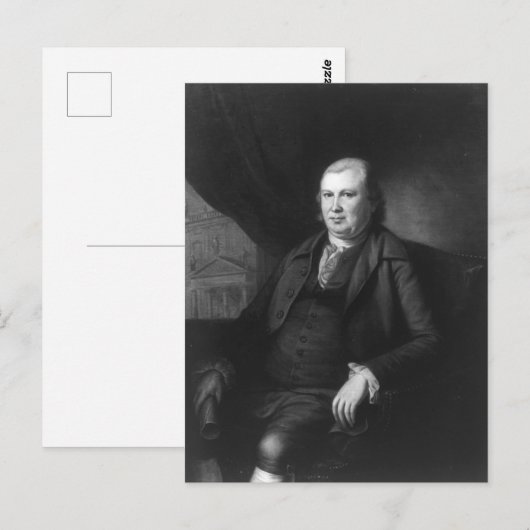 Robert Morris Postkarte (Vorne/Hinten)