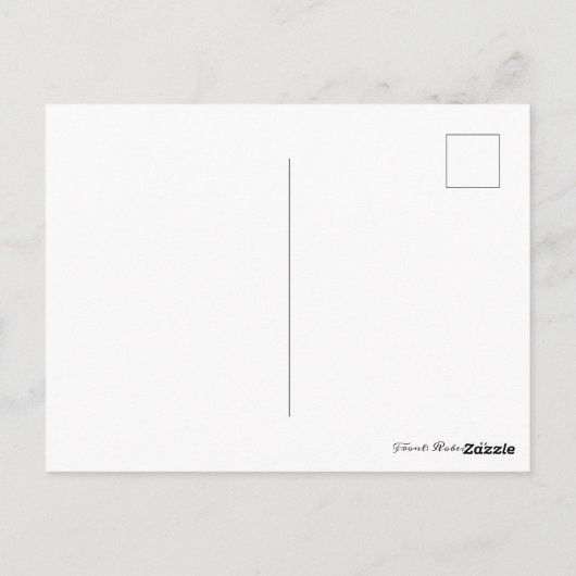 Robert Morris Postkarte (Rückseite)