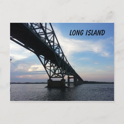 Robert Moses Causeway Long Island Postkarte (Vorderseite)