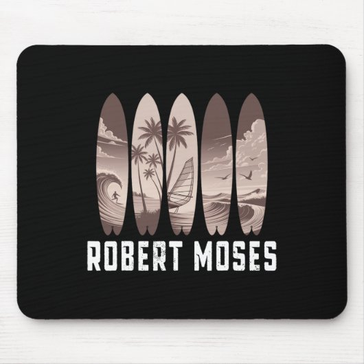 Robert Moses Surfboard Männer Frauen Surfen Mousepad (Vorne)