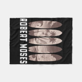 Robert Moses Surfboard Men Women Surfing  Fleecedecke (Vorderseite (Horizontal))