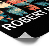 Robert Moses Surfboard Surfen Retro _1  Poster (Ecke)