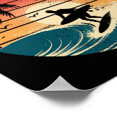 Robert Moses Surfboard Wellen Strand Poster (Ecke)