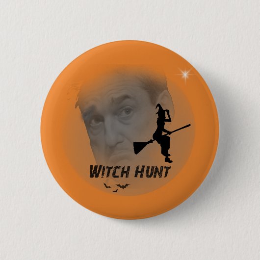 Robert Mueller-Präsident Trump Witch-hunt Button (Vorderseite)