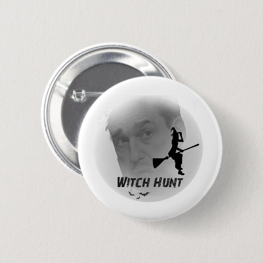 Robert Mueller-Präsident Trump Witch-hunt Button (Vorne & Hinten)
