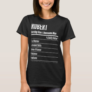 Robert Nutritional Facts Serving Size Calories T-Shirt