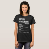 Robert Nutritional Facts Serving Size Calories T-Shirt (Vorne ganz)