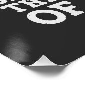 Robert Oppenheimer - Destroyer of Worlds Quote Poster (Ecke)