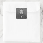 Robert Owen Quadratischer Aufkleber (Tasche)
