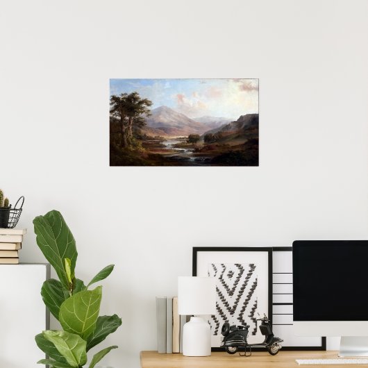 Robert S. Duncanson Scottish Landscape Poster (Heimbüro)