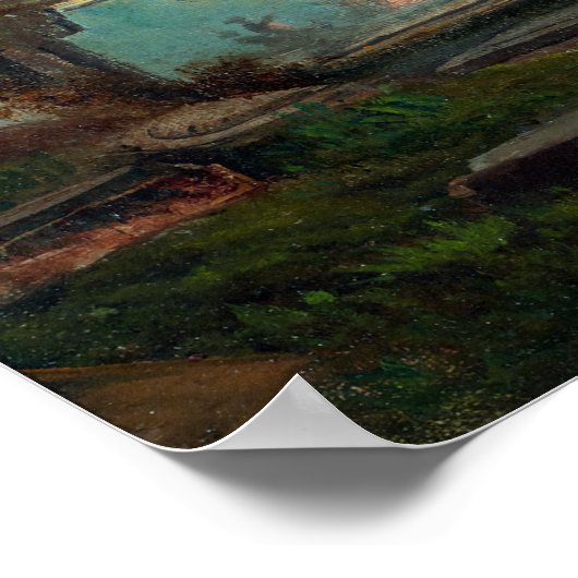 Robert S. Duncanson Vesuvius und Pompeii Poster (Ecke)