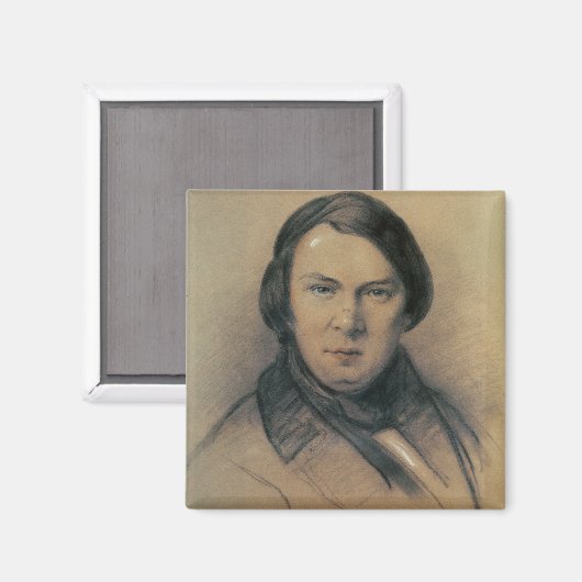 Robert Schumann 1853 Magnet (Vorderseite/Rückseite)