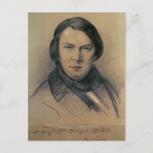 Robert Schumann 1853 Postkarte (Vorderseite)