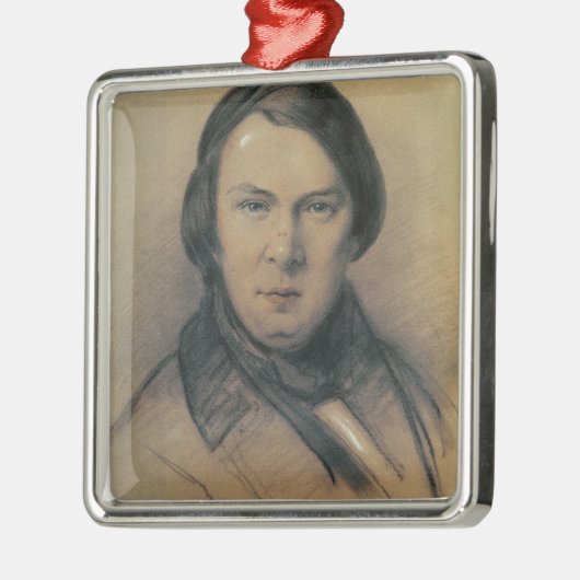 Robert Schumann 1853 Silbernes Ornament (Links)