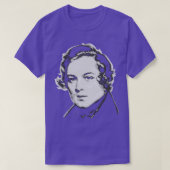 Robert Schumann Black und White T-Shirt (Design vorne)