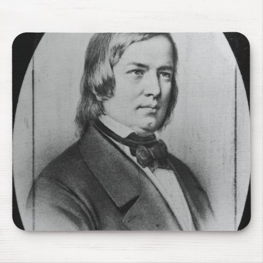 Robert Schumann gravierte von einer Fotografie Mousepad (Vorne)