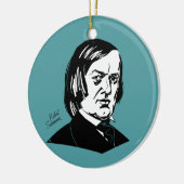 Robert Schumann Keramik Ornament (Links)