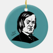 Robert Schumann Keramik Ornament (Hinten)